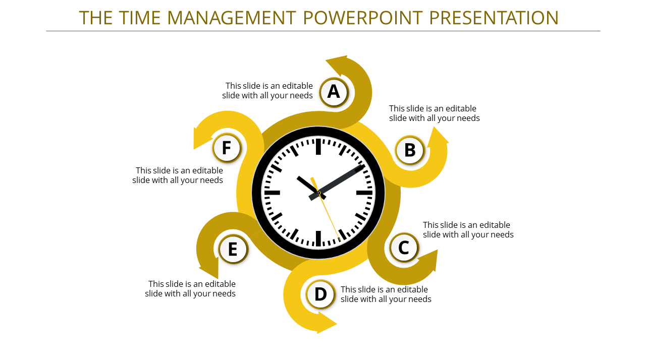 management powerpoint presentation-the time management powerpoint presentation-yellow
